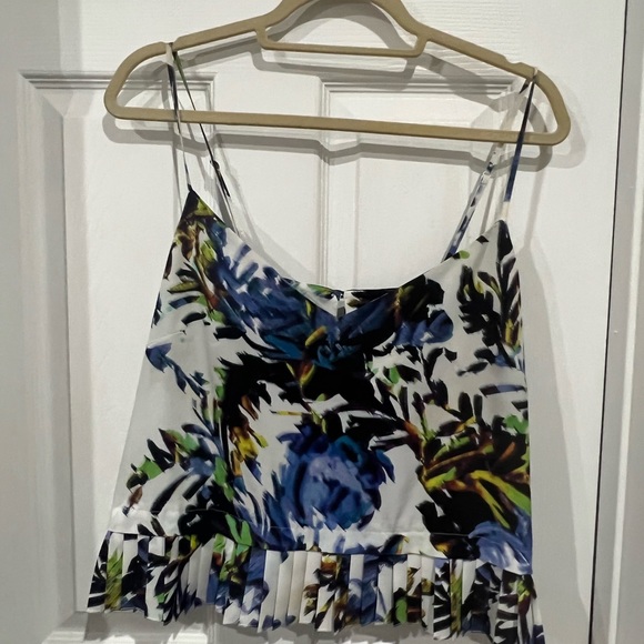French connection floral silk cami; never worn - Picture 2 of 2